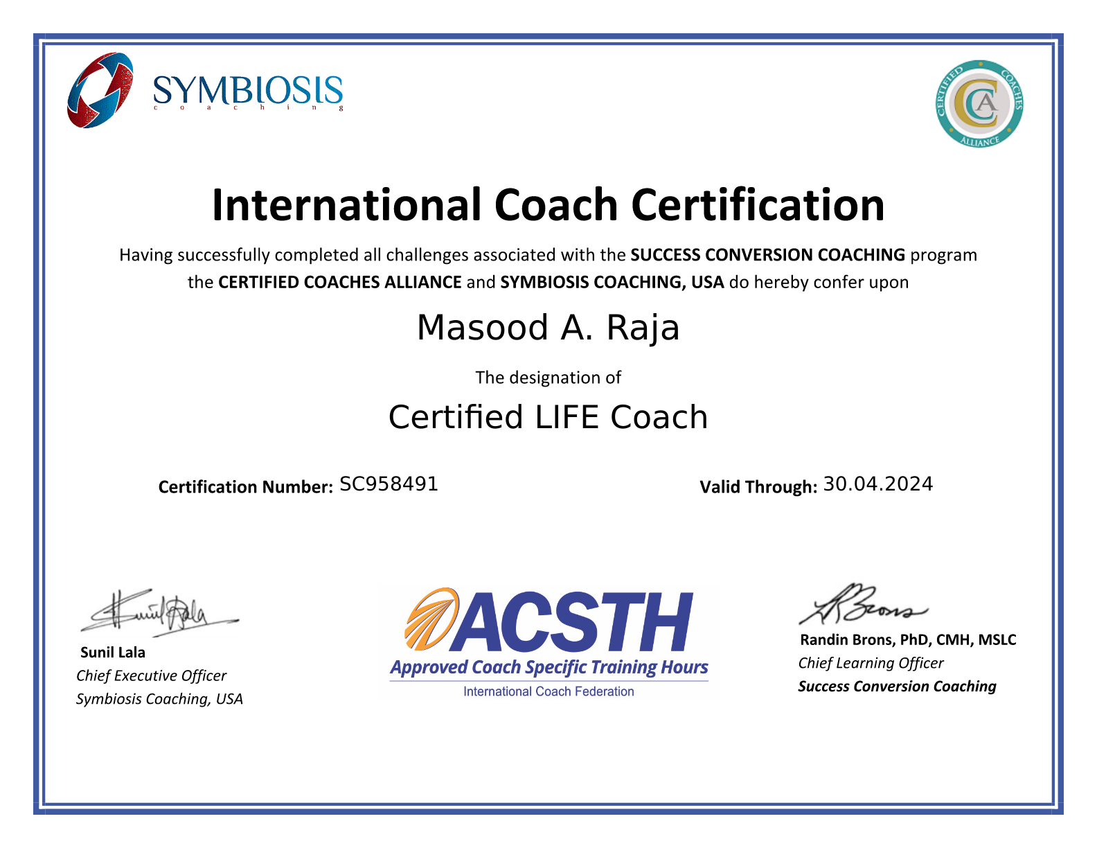 I am Now a Certified LIFE Coach! - Kind Coaching