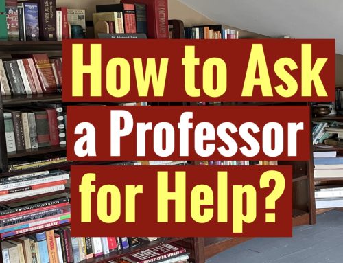 How to Ask a Professor for Help?